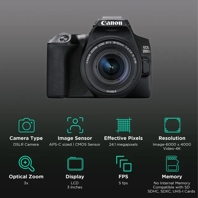 Canon EOS 2000D III 24.1 MP DSLR Camera - Image 7